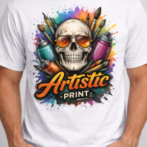 Artistic Print T-Shirt