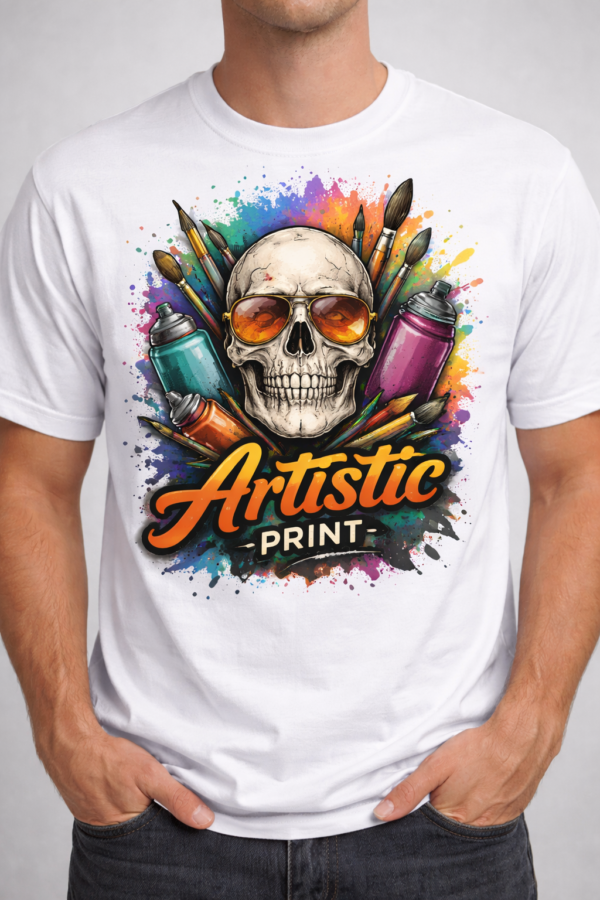 Artistic Print T-Shirt